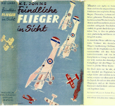 2 stofomslagen en 2 pagina's uit Feindliche Flieger in Sicht